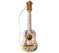 Inflable Hula Guitarra 105cm inflable Accesorio para Tropical Beach & hawaianas de disfraces Disfraces Up & Trajes