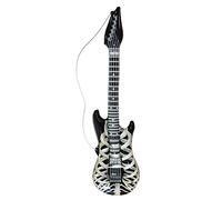 Widmann 04753 - Guitarra esqueleto hinchable, aprox. 105 cm de largo, para carnaval y fiestas temáticas