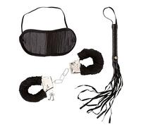 W WIDMANN MILANO Party Fashion - Juego de accesorios de dominatrix | Con esposas de peluche, venda para los ojos y látigo; accesorio para Carnaval, fiestas temáticas y eventos de disfraces