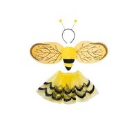 W WIDMANN MILANO Party Fashion - Conjunto de disfraz de abeja para niños, tutú, alas, antena, fiesta temática, carnaval