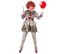 W WIDMANN MILANO Party Fashion - disfraz payaso asesino, vestido, payaso de terror, psicopata, disfraz Halloween