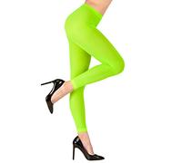 W WIDMANN MILANO Party Fashion - Leggings de neón, 70 DEN, Medias, Años 80, Disfraz