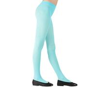 Widmann 20594 - Medias para niña, 40 den, Calcetines, Carnaval, Halloween, Fiestas temáticas, Talla 7-10 años, Color Azul