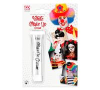 WIDMANN 4015S - Maquillaje En Tubo Unisex Niño, Marionetas, Arlequín, Animales, Payasos, Fantasmas, Carnaval, Halloween, 28 Ml, Color Blanco