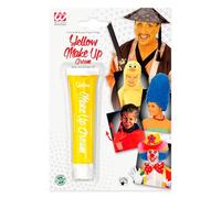 WIDMANN 4032G - Maquillaje En Tubo para Niños Unisex, Animales, Payasos, Brujas, Abejas, Flores, Carnaval, Halloween, 28 Ml, Color Amarillo