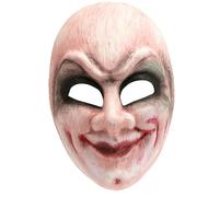 W WIDMANN MILANO Party Fashion - Máscara cara de muñeca, horror, payaso, plástico, muñeca de porcelana, miedo disfraz de Halloween