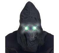 W WIDMANN MILANO Party Fashion - Máscara cara invisible con capucha y ojos brillantes, efecto fade in fade out, Halloween