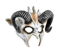W WIDMANN MILANO Party Fashion - Máscara con cuernos | Máscara de disfraz para demonios, diablos y chamanes, Halloween, Carnaval, gótico, fiestas temáticas