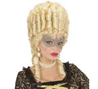 W WIDMANN MILANO Party Fashion - Máscara de ojos de encaje, accesorio de disfraz, accesorio, veneciano, baile de máscaras