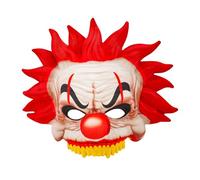 W WIDMANN MILANO Party Fashion - Máscara de payaso asesino, sin barbilla, máscara para los ojos, bufón loco, accesorio para Halloween, carnaval