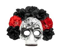 W WIDMANN MILANO Party Fashion - Máscara Dia de los Muertos, para adultos, Reina de los Muertos, accesorio Día de los Muertos