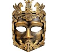 W WIDMANN MILANO Party Fashion - Máscara griega - anime romano, accesorio, máscara de ojos para dioses disfraces, baile de máscaras