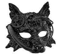 W WIDMANN MILANO Party Fashion - Máscara Steampunk para adultos, lobo o calavera, accesorio para carnaval, Halloween