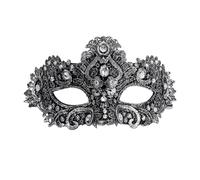 W WIDMANN MILANO Party Fashion - Máscara veneciana, máscara para los ojos con pedrería brillante, para carnaval, baile de máscaras