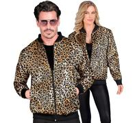 W WIDMANN MILANO Party Fashion - Moda de fiesta Cazadora bomber, chaqueta de lentejuelas, chaleco, conjunto de fiesta, disco, estampado animal