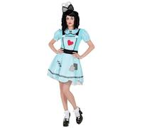 W WIDMANN MILANO Party Fashion - Muñeca de disfraces, vestido, moño para el pelo, muñeca asesina, carnaval