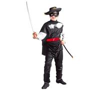 W WIDMANN MILANO Party Fashion - Niños disfraz de bandido enmascarado, mosquetero, ladrón, disfraces de carnaval