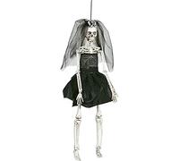 W WIDMANN MILANO Party Fashion - Novia esqueleto, 42 cm | Decoración para fiestas de Halloween, de terror y temáticas