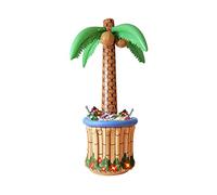 W WIDMANN MILANO Party Fashion 2408P - Palmera hinchable con base refrigerante, aprox. 182 cm de altura, diámetro aprox. 64 cm, para fiestas de playa o temáticas