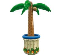W WIDMANN MILANO Party Fashion 2408P - Palmera hinchable con base refrigerante, aprox. 182 cm de altura, diámetro aprox. 64 cm, para fiestas de playa o temáticas