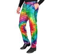 Widmann Party Fashion Pants (Tie Dye Sequin Pants) (L) Rainbow