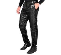 W WIDMANN MILANO Party Fashion - Moda de fiesta Pantalones de lentejuelas para hombre, Disco Fever, Schlagermove, pantalones de hombre