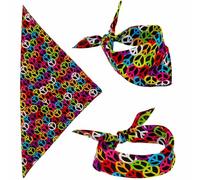 W WIDMANN MILANO Party Fashion - pañuelo, 55 x 55 cm, pañuelo para el cuello, pañuelo para la cabeza, accesorio para trajes