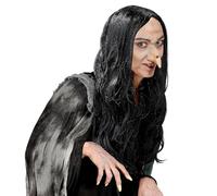 Widmann - Peluca Morgana, bruja, peluca de pelo largo, Halloween