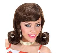 W WIDMANN MILANO Party Fashion - Peluca años 60, peluca de pelo corto, pelo artificial para carnaval, fiesta temática