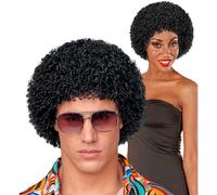 W WIDMANN MILANO Party Fashion - Peluca años 70 disco, peluca rizada, pelo sintético, carnaval