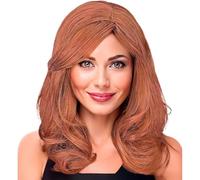 W WIDMANN MILANO Party Fashion - Peluca Bella, resistente al calor hasta 120 °C, fácil de cuidar y de aspecto natural, para el día a día, cosplay y fiestas