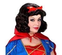 W WIDMANN FAIRY princess black wig with bow (peluca)