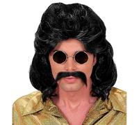 W WIDMANN MILANO Party Fashion - Peluca de los años 70 con bigote