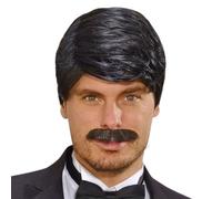 W WIDMANN MILANO Party Fashion - Peluca Dream Hair con bigote