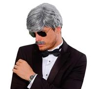 W WIDMANN MILANO Party Fashion - Peluca Dream Hair con bigote