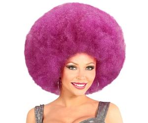W WIDMANN MILANO Party Fashion - Peluca gigante con rizos para mujer y hombre, accesorio para carnaval, fiestas de los 80, Halloween