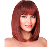 W WIDMANN MILANO Party Fashion - Peluca Layla, resistente al calor hasta 120 °C, fácil de cuidar y de aspecto natural, para el día a día, cosplay y fiestas