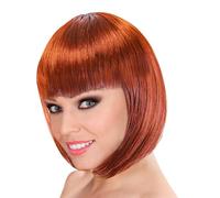 W WIDMANN MILANO Party Fashion - Peluca Lou Lou, disco, peluca pelo corto, bob, accesorio para disfraces