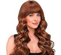 W WIDMANN MILANO Party Fashion - Peluca Michelle, resistente al calor hasta 120 °C, fácil de cuidar y de aspecto natural, peluca de pelo largo para el día a día, cosplay y fiestas