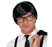 W WIDMANN MILANO Party Fashion - Peluca para diferentes personajes, pelo sintético, peluca de pelo corto para carnaval
