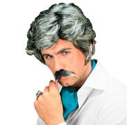 W WIDMANN MILANO Party Fashion - Peluca retro con bigote