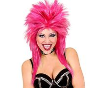 W WIDMANN MILANO Party Fashion - Peluca rock star, rocker, biker, accesorio para disfraces