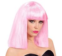 W WIDMANN MILANO Party Fashion - Peluca Showgirl, corte bob largo con flequillo, peluca de pelo corto para carnaval, Halloween, festivales