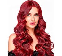 W WIDMANN MILANO Party Fashion - Peluca Taylor, resistente al calor hasta 120 °C, fácil de cuidar y de aspecto natural, peluca de pelo largo para el día a día, cosplay y fiestas