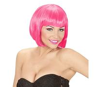 W WIDMANN MILANO Party Fashion - Peluca Valentina, colores neón, peluca de pelo corto, corte bob, pelo artificial