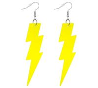 W WIDMANN MILANO Party Fashion - Pendientes de relámpago, bisutería, accesorio para fiestas de los años 80