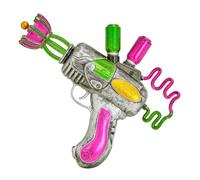 W WIDMANN MILANO Party Fashion - Pistola de rayos, 25 cm, accesorio para disfraces de payaso asesino, alienígena, steampunk