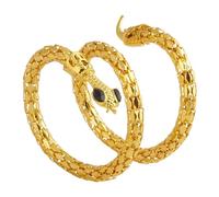 W WIDMANN MILANO Party Fashion - Pulsera de serpiente dorada | Complementos de bisutería para disfraces de Cleopatra, de Egipto y de la Antigua Roma, para Carnaval y fiestas temáticas