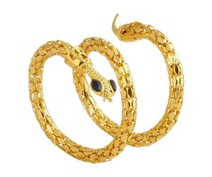 W WIDMANN MILANO Party Fashion - Pulsera de serpiente dorada | Complementos de bisutería para disfraces de Cleopatra, de Egipto y de la Antigua Roma, para Carnaval y fiestas temáticas