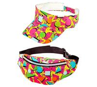 W WIDMANN MILANO Party Fashion Sacerdo Riñonera con gorro puntiagudo, sólido, color funky rosa, taille unique pour adultes (Widmann S.r.l. 28121)